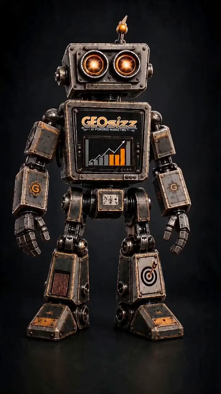 GEOsizz Robot Mascot